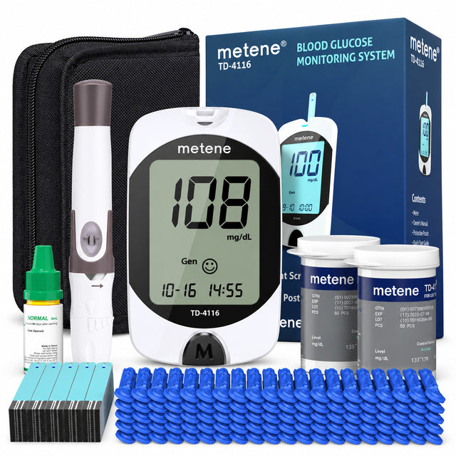 Metene TD-4116 Blood Glucose Meter Kit