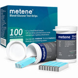 Metene TD-4116 Blood Glucose Test Strips – 100 Count