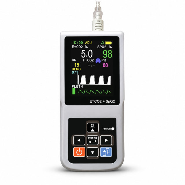 Microcap9 Handheld Capnograph and Pulse Oximeter