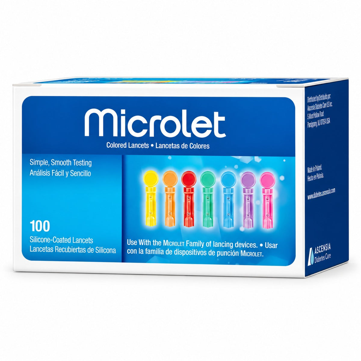 Microlet Twist Lancets – 100 Count