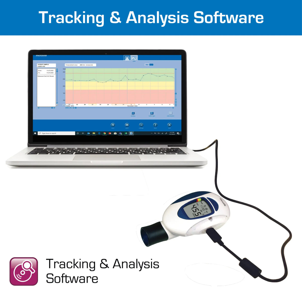 Microlife Digital Peak Flow Meter