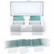 Microscope Cover Slips, #1 Thick, 22 x 22 mm, Pack of 200