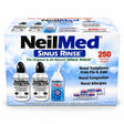 NeilMed Sinus Rinse 2-Bottle Kit + Bonus Saline Spray (250 Packets)