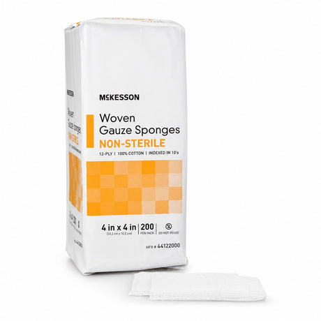 McKesson Non-Sterile Gauze Sponges - 4 x 4 in 12-Ply (view 1)