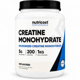 Nutricost Creatine Monohydrate – Unflavored, Micronized Powder