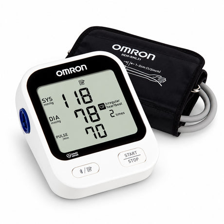 Omron BP7255 5 Series Bluetooth upper arm blood pressure monitor with ComFit cuff