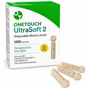 OneTouch UltraSoft 2 Lancets 30G – 100 Count