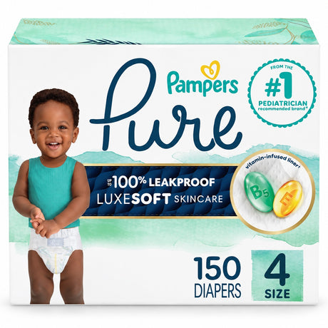 Pampers Pure Protection Diapers – Size 4