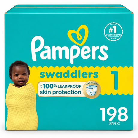 Pampers Swaddlers Diapers – Size 1