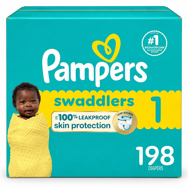Pampers Swaddlers Diapers – Size 1
