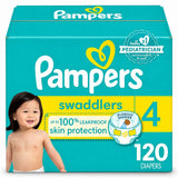 Pampers Swaddlers Diapers – Size 4