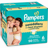 Pampers Swaddlers Diapers – Size 6
