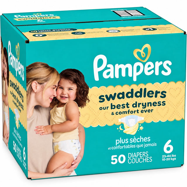 Pampers Swaddlers Diapers – Size 6