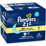Pampers ZZZ Overnights Size 5 Diapers (27+ lbs)