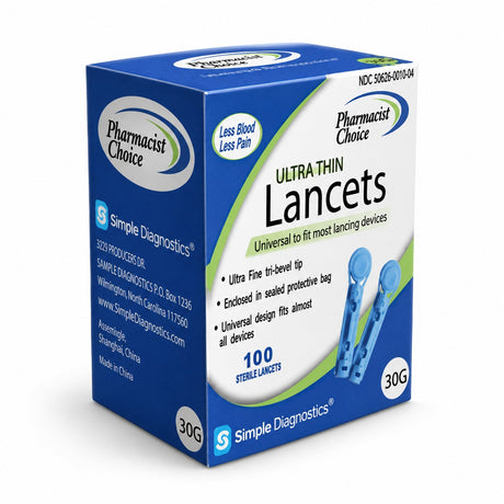 PharmacistChoice Twist Lancets 31G – 100 Count
