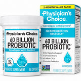 Physician’s Choice Probiotics – 60 Billion CFU, 10 Strains + Organic Prebiotics*