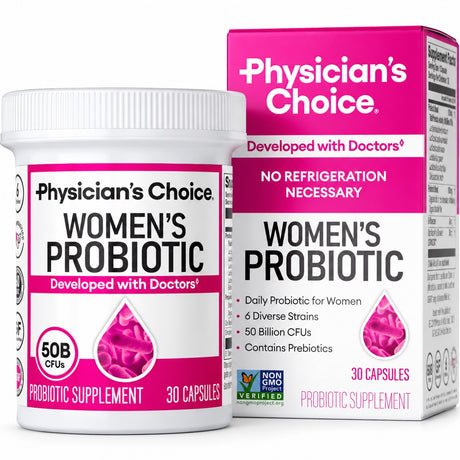 Physician’s CHOICE Women’s Probiotic for Digestive & Feminine Health
