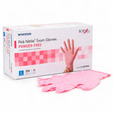 McKesson Pink Nitrile Exam Gloves - Large (view 5)