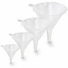 LIQVEE Plastic Funnel Set, 4 Sizes