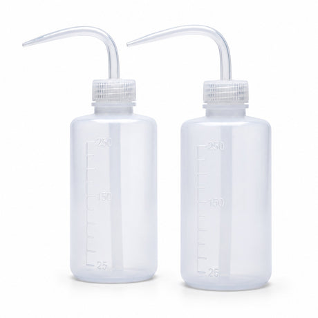 DONSTRAW Plastic Squeeze Wash Bottles, 250 mL, 2 Pack