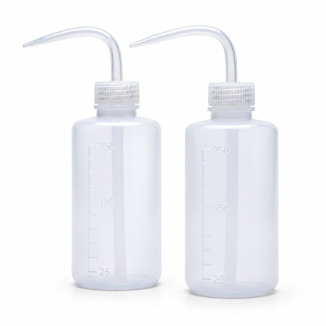 DONSTRAW Plastic Squeeze Wash Bottles, 250 mL, 2 Pack