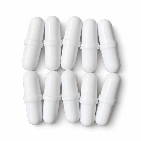 PTFE Magnetic Stir Bars, 20 mm, 10 Pack