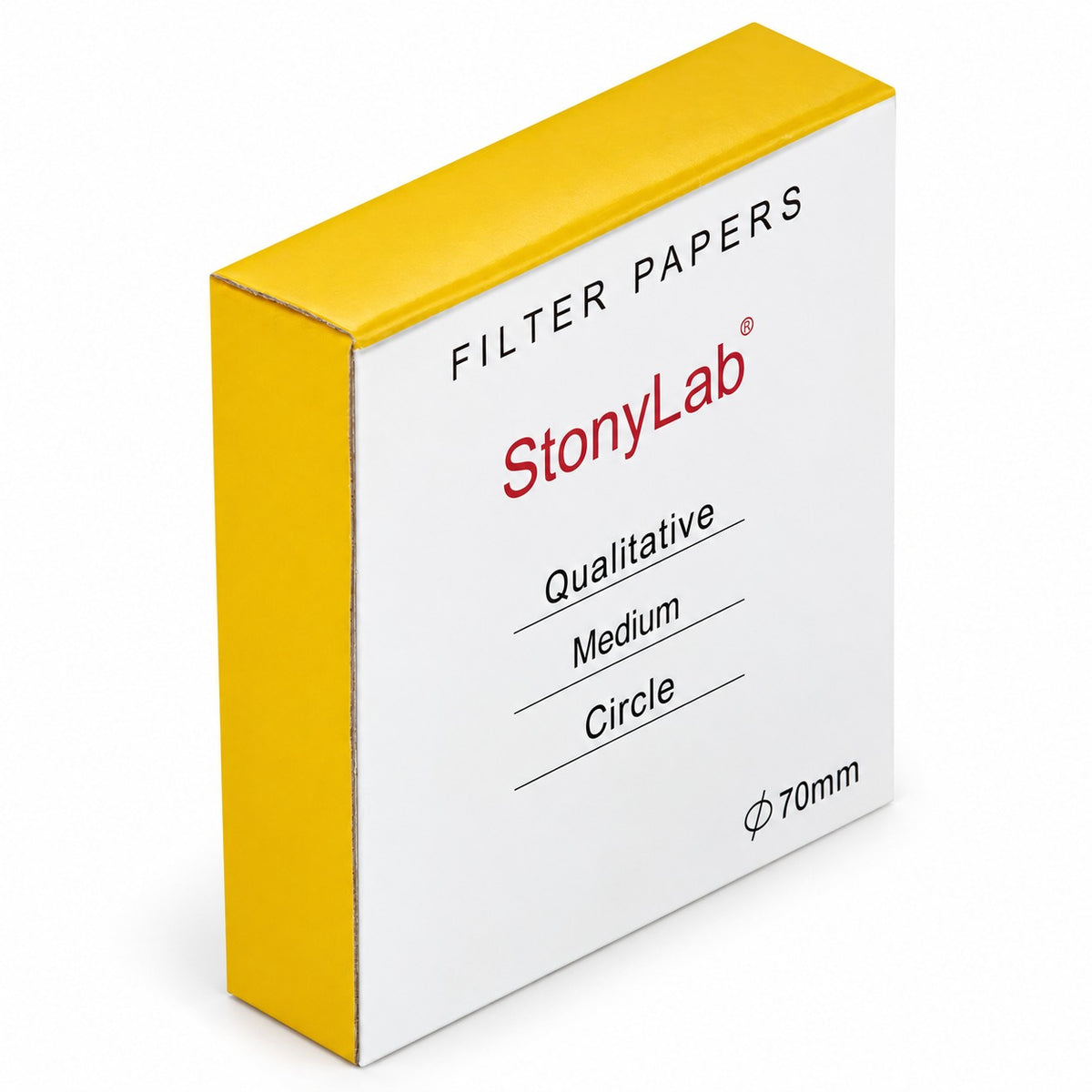 Qualitative Cellulose Filter Paper Circles, Pack of 100