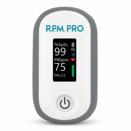 RPM Pro Bluetooth Fingertip Pulse Oximeter Bluetooth