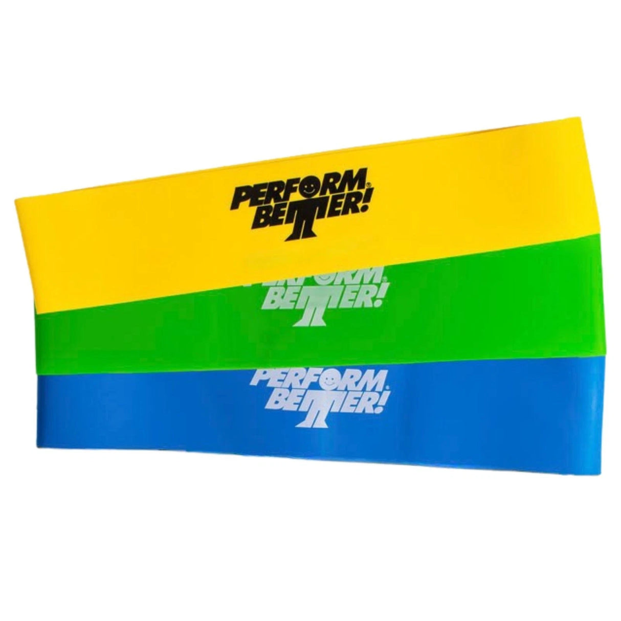 First Place Mini Resistance Loop Bands Set Light Medium Heavy 3 Pack