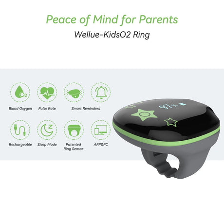Wellue O2Ring Oxygen Monitor (Kids)