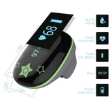 Wellue O2Ring Oxygen Monitor with Vibration Reminder (Kids) - Bluetooth O2 Pulse Oximeter Rechargeable, Continuous Recording of SpO2 & PR, Blood Oxygen Saturation Tracker with Free APP & PC Reports