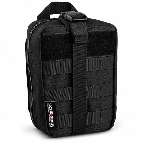 Scherber Premium IFAK Trauma Kit – Fully Stocked MOLLE Pouch (Black)