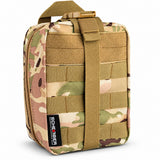 Scherber Premium IFAK Trauma Kit – Fully Stocked MOLLE Pouch (Camo)