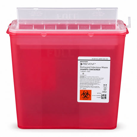 McKesson Prevent Sharps Containers, Horizontal Entry, Multiple Sizes