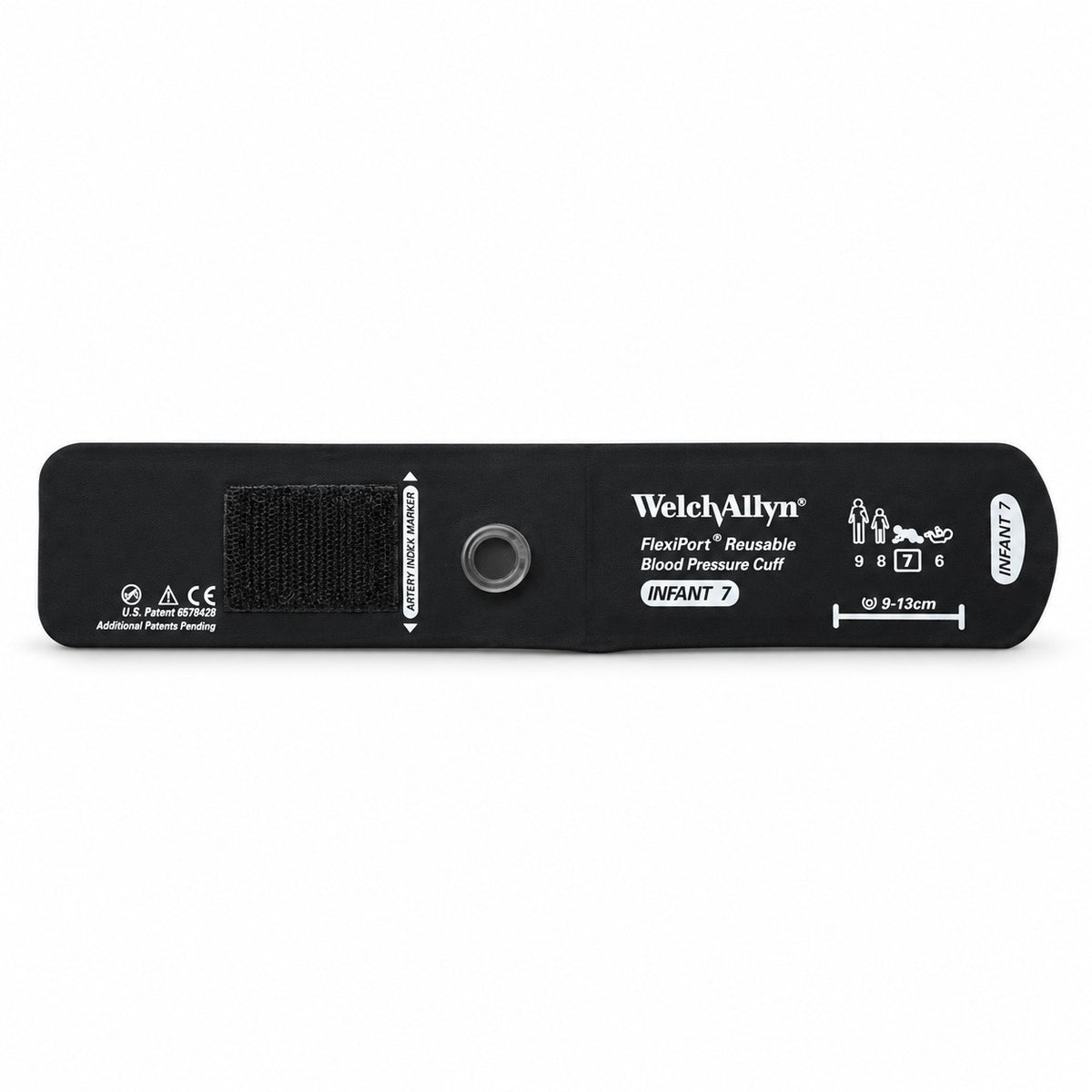Size-07 Welch Allyn FlexiPort Reusable Blood Pressure Cuff – Infant