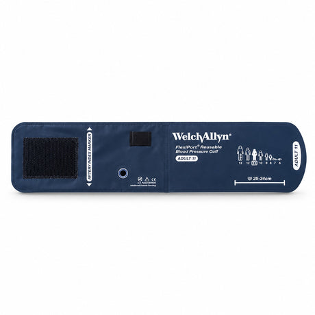Size-11 Welch Allyn FlexiPort Reusable Blood Pressure Cuff – Adult