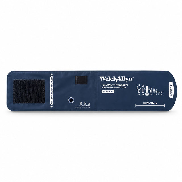 Size-11 Welch Allyn FlexiPort Reusable Blood Pressure Cuff – Adult