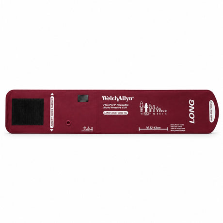 Size-12L Welch Allyn FlexiPort Reusable Blood Pressure Cuff – Large Adult Long