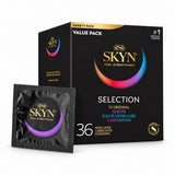 SKYN Selection Non-Latex Condom Variety Pack, Regular Fit (36 Count)