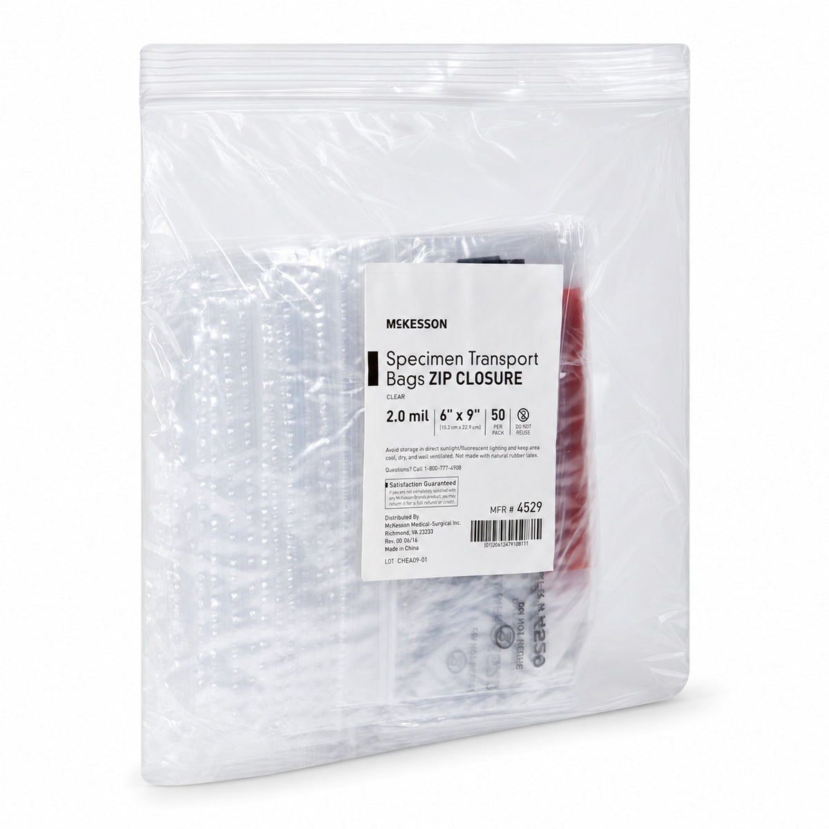 McKesson Specimen Transport Bags - 6 x 9 No Pouch (view 4)