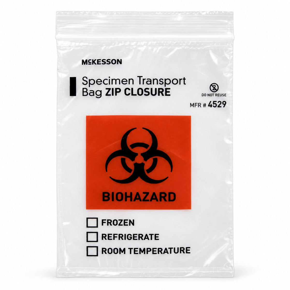 McKesson Specimen Transport Bags - 6 x 9 No Pouch (view 2)