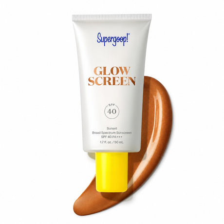 Supergoop! Glowscreen SPF 40 Sunset – Deep Bronze Tinted Sunscreen 1.7 oz
