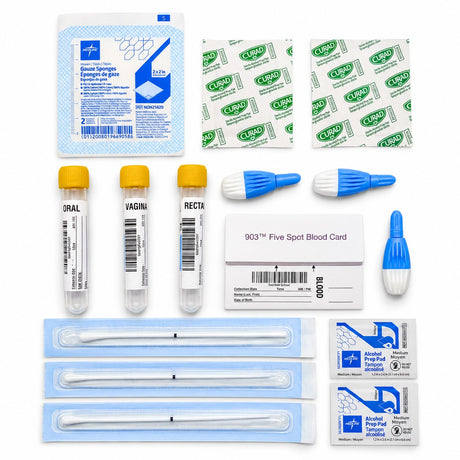 Standard STI Panel – 3-Site At-Home Test Easy Instructions