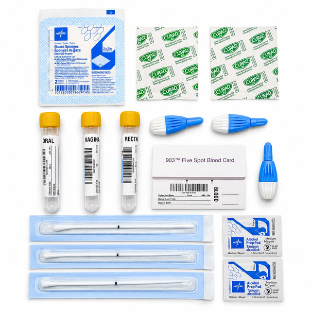 Standard STI Panel – 3-Site At-Home Test Easy Instructions