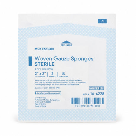 McKesson Sterile Gauze Sponges - 2 x 2 in 8-Ply (view 3)