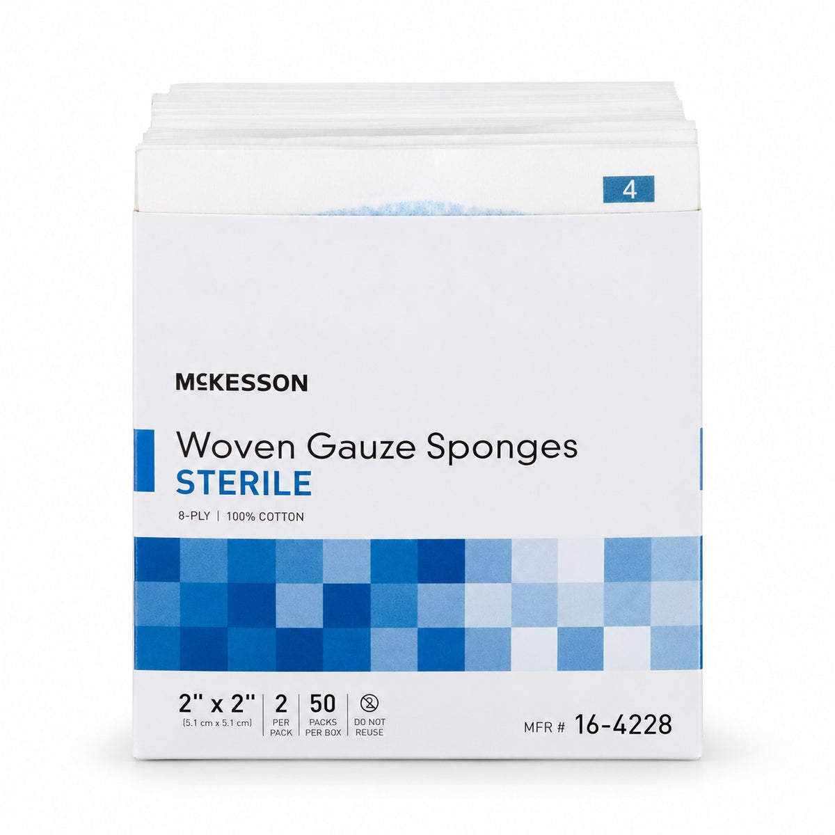 McKesson Sterile Gauze Sponges - 2 x 2 in 8-Ply (view 2)