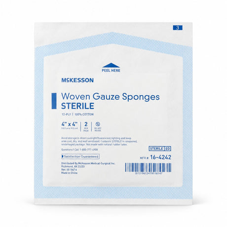 McKesson Sterile Gauze Sponges - 4 x 4 in 12-Ply (view 8)