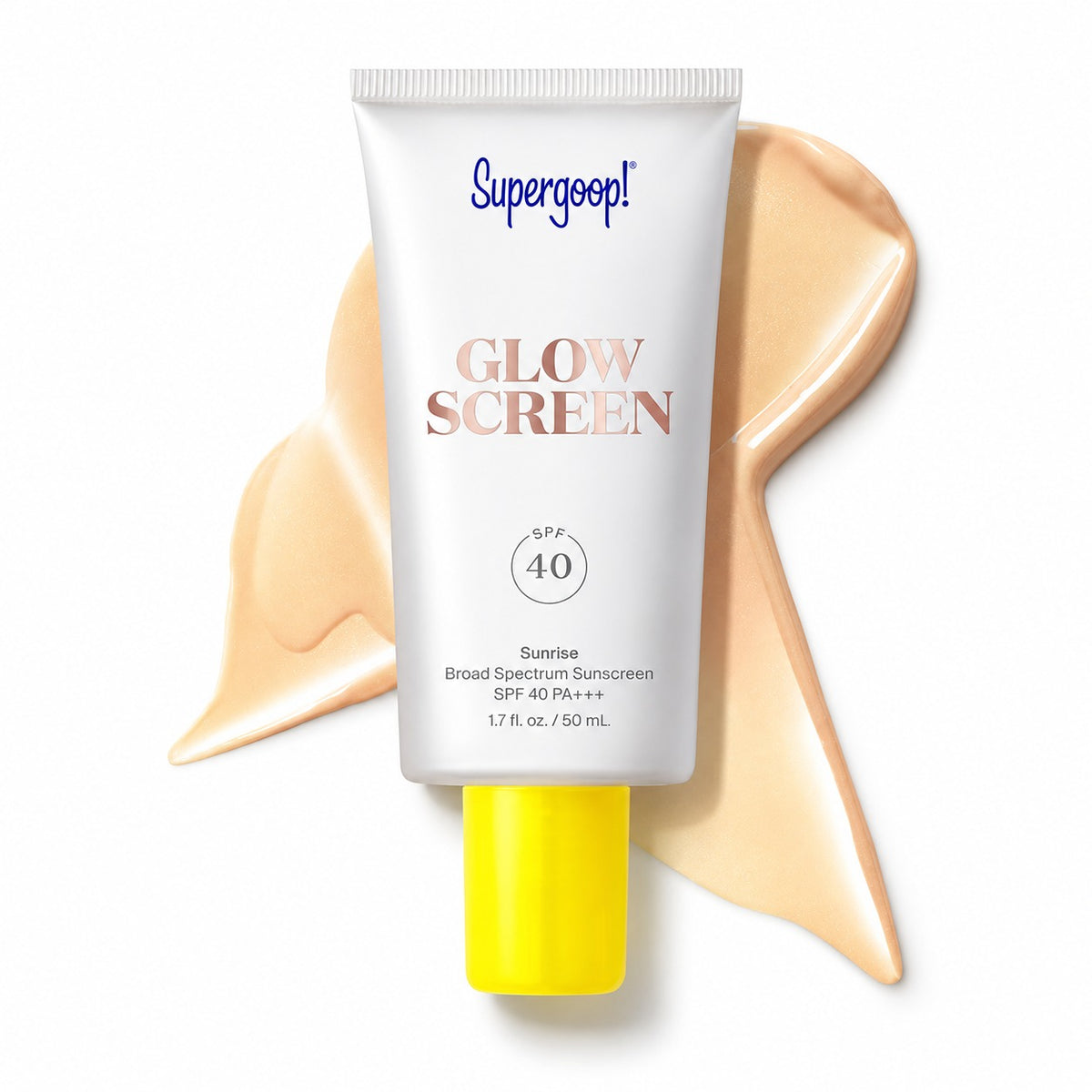 Supergoop! Glowscreen SPF 40 Sunrise – Champagne Glow Tinted Sunscreen