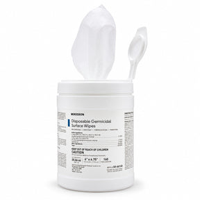 McKesson Germicidal Surface Disinfectant Wipes, Canisters and Soft Packs