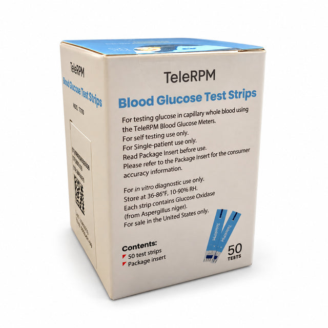 Transtek Blood Glucose Test Strips – 50 Count
